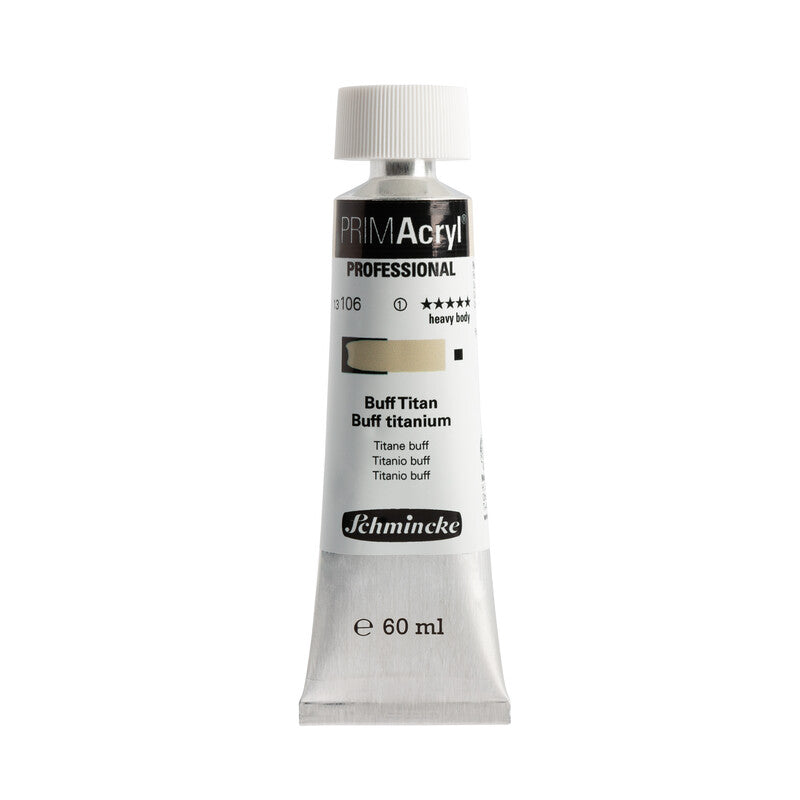Akrilna barva Schmincke PRIMAcryl Professional 60 ml – 106 Titan svetlo rjava (Buff)