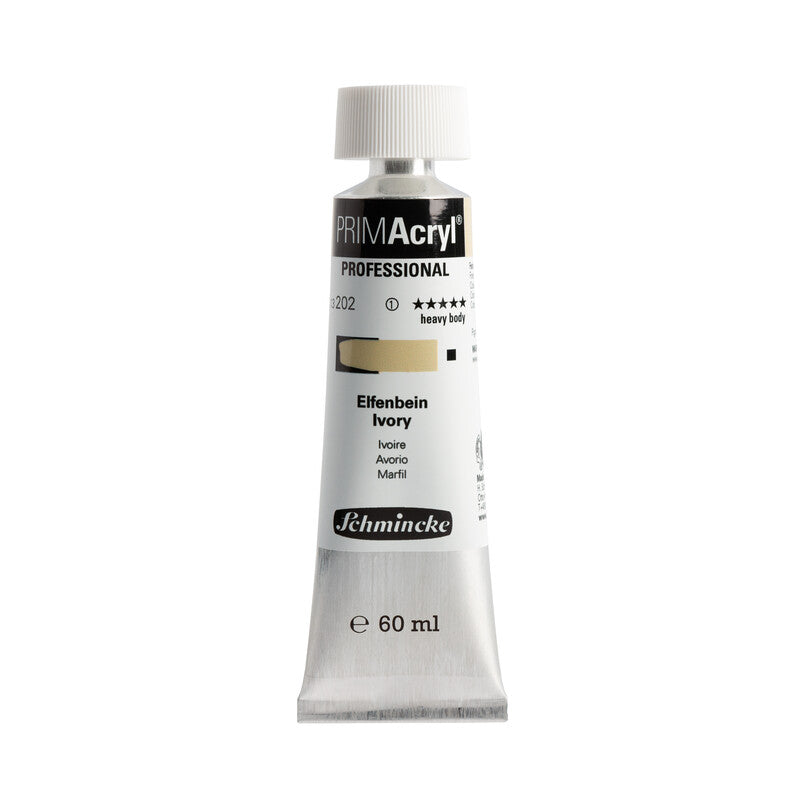 Akrilna barva Schmincke PRIMAcryl Professional 60 ml – 202 Slonokoščena