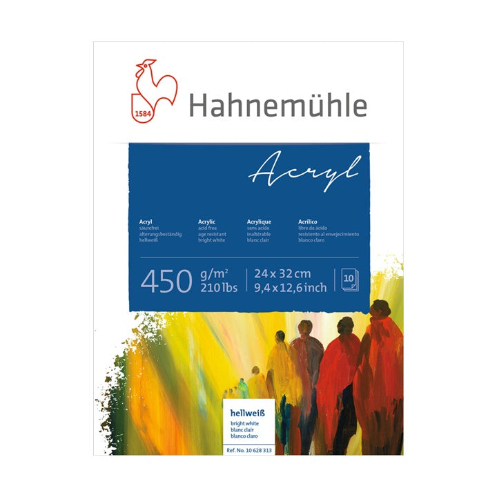 Akrilna beležnica iz HAHNEMÜHLE 10 listov  | različne dimenzije