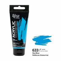 Akrilna barva, 60 ml, ROSA Gallery – Titanovo bela (602)