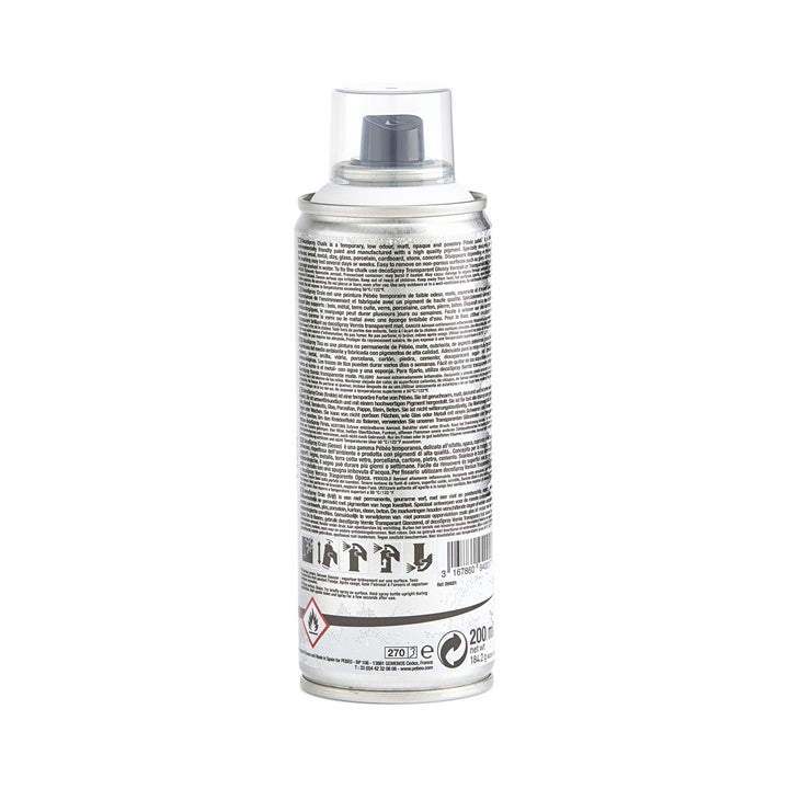 Akrilna kredna barva v spreju Pebeo 200 ml bela – pogled 2