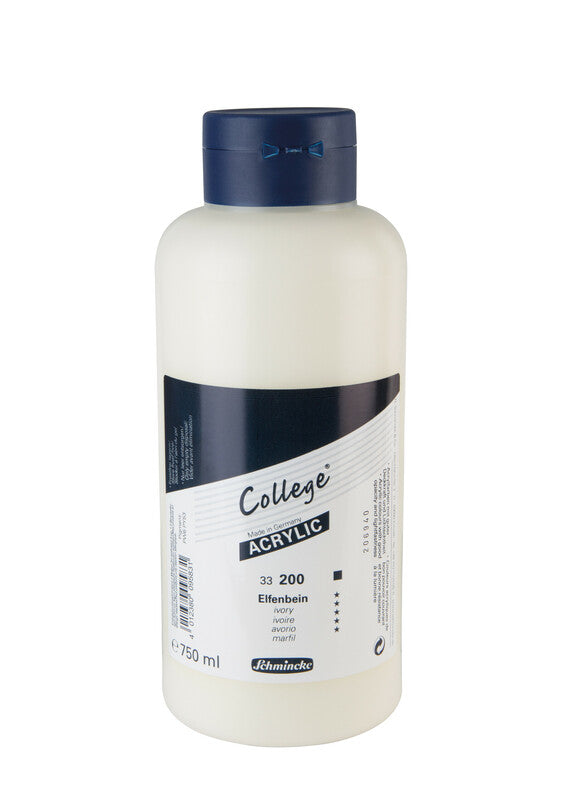 Akrilne barve Schmincke College Acrylic 750 ml – 200 Slonokoščena