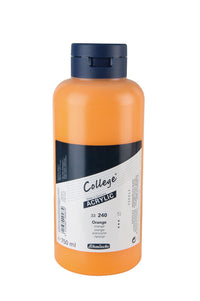 Akrilne barve Schmincke College Acrylic 750 ml – 240 Oranžna