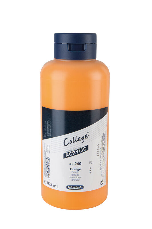 Akrilne barve Schmincke College Acrylic 750 ml – 240 Oranžna