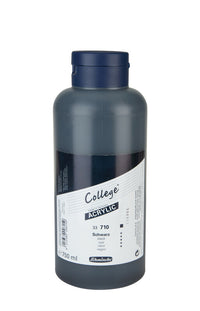 Akrilne barve Schmincke College Acrylic 750 ml – 710 Črna