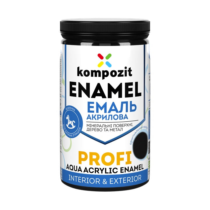 Akrilni emajl KOMPOZIT PROFI Gloss 0,3 l | različni odtenki – pogled 2