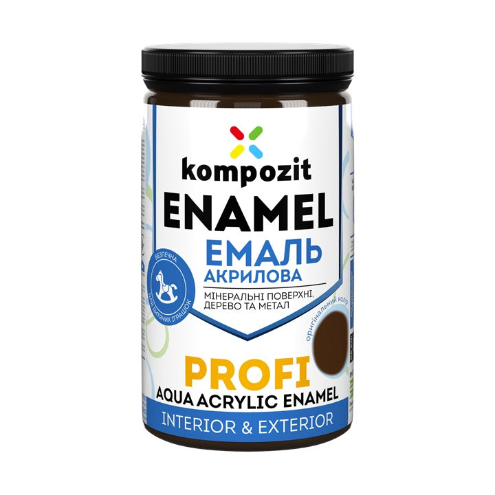 Akrilni emajl KOMPOZIT PROFI Gloss 0,3 l | različni odtenki – pogled 3