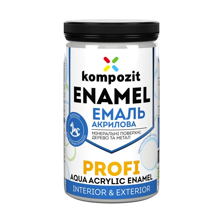 Akrilni emajl KOMPOZIT PROFI Gloss 0,3 l | različni odtenki – pogled 7