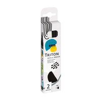 Akrilni flomastri Solo Goya TRITON black / white - 2 kos.
