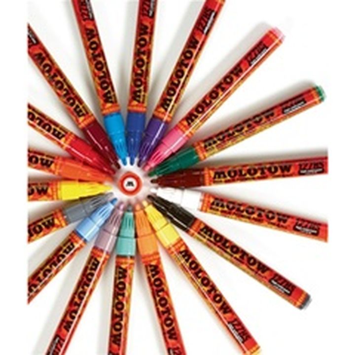 Akrilni marker MOLOTOW - ONE4ALL 2mm | različne barve – pogled 5
