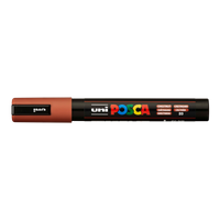 Akrilni marker Posca PC-5M, 1,8 – 2,5 mm, kostanjeva (20)