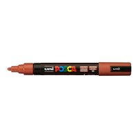 Akrilni marker Posca PC-5M, 1,8 – 2,5 mm, kostanjeva (20)