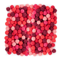 Akrilni Pom Poms, 1 cm - 120 kosov | Različne barve | Različne barve – pogled 4