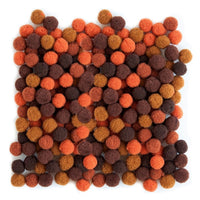 Akrilni Pom Poms, 1 cm - 120 kosov | Različne barve | Različne barve – pogled 9