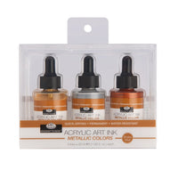 Akrilni tuš Royal & Langnickel metalik barve 3 x 30 ml — slika 5