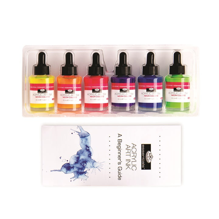 Akrilni tuš Royal & Langnickel neonske barve 6 x 30 ml — slika 4