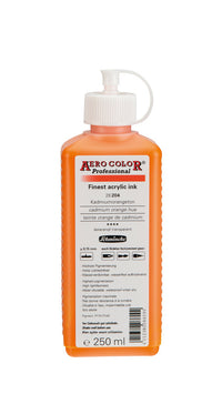 Akrilni tuš Schmincke AERO COLOR Professional 250 ml – 204 Kadmijeva oranžna imitacija