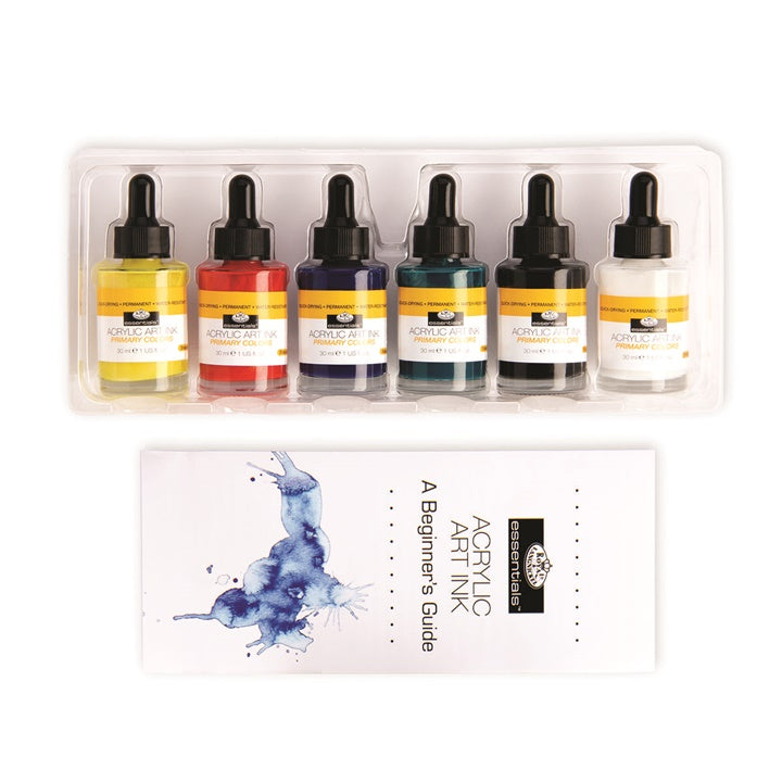 Akrilno črnilo Royal & Langnickel osnovne barve 6 x 30 ml — slika 1