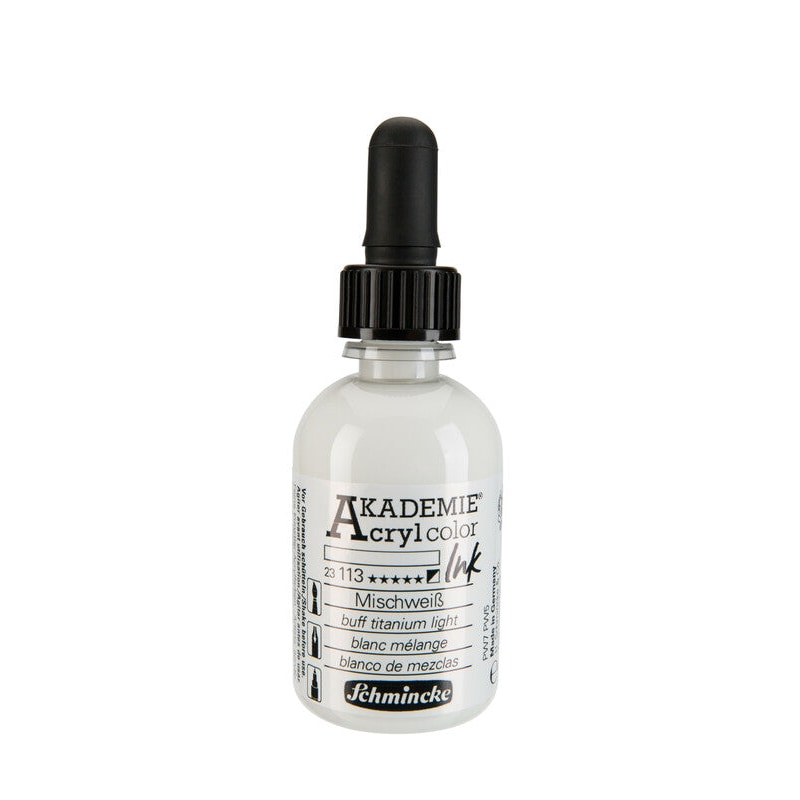 Akrilno črnilo Schmincke AKADEMIE 50 ml – 113 buff titanovih luči