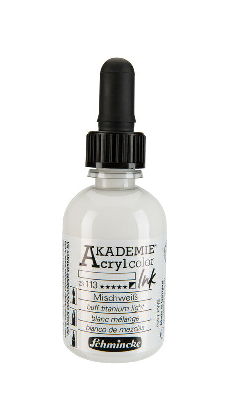 Akrilno črnilo Schmincke AKADEMIE 50 ml – 113 buff titanovih luči