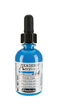 Akrilno črnilo Schmincke AKADEMIE 50 ml – 446 osnovna modra cian