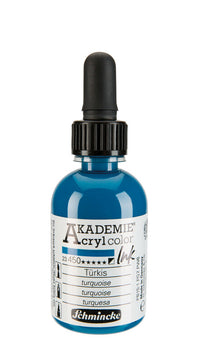 Akrilno črnilo Schmincke AKADEMIE 50 ml – 450 Turkiz