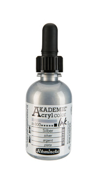 Akrilno črnilo Schmincke AKADEMIE 50 ml – 800 - Srebrna