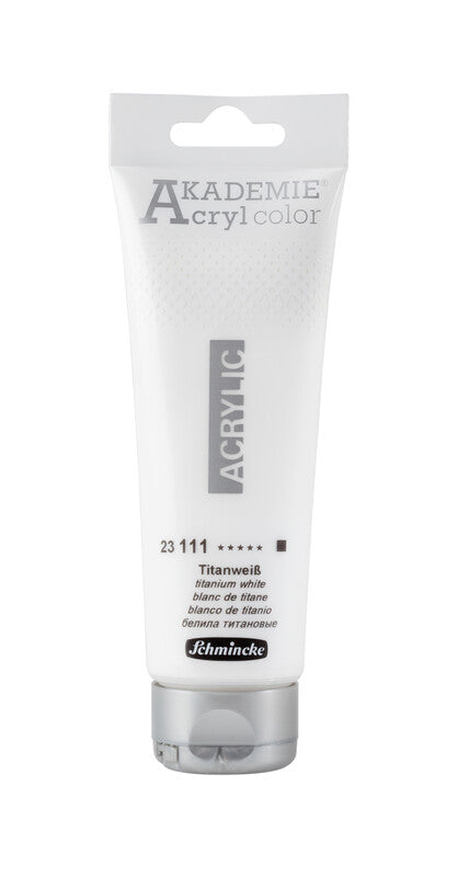 Akrilne barve Schmincke AKADEMIE 120 ml – 111 titan bela