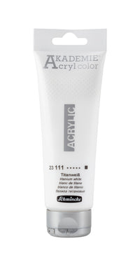 Akrilne barve Schmincke AKADEMIE 120 ml – 111 titan bela