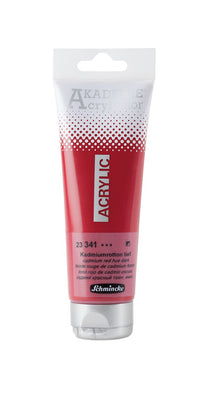 Akrilne barve Schmincke AKADEMIE 120 ml – 341 kadmijeva rdeča hue temna