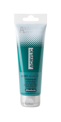 Akrilne barve Schmincke AKADEMIE 120 ml – 551 ftalo zelena