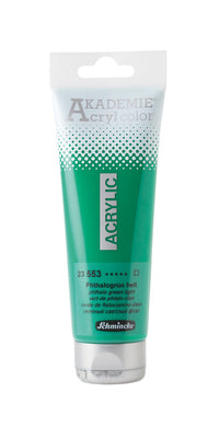 Akrilne barve Schmincke AKADEMIE 120 ml – 553 ftalo svetlozelena