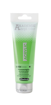 Akrilne barve Schmincke AKADEMIE 120 ml – 554 permanentno zelena