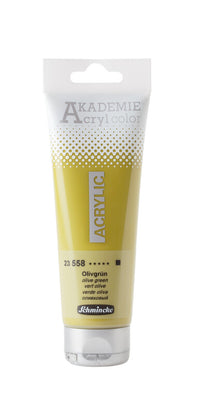 Akrilne barve Schmincke AKADEMIE 120 ml – 558 olivno zelena