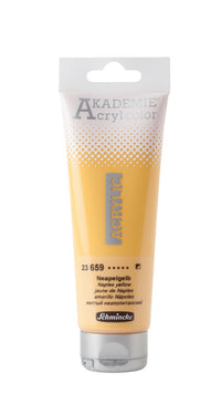 Akrilne barve Schmincke AKADEMIE 120 ml – 659 napolitansko rumena