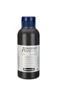 Akrilne barve Schmincke AKADEMIE 250 ml – 668 vandyke rjava