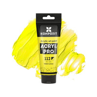 Akrilna barva ACRYL PRO ART Composite 75 ml – 112 limonsko rumena