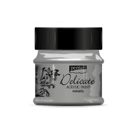 Akrilna barva Delicate metalik 50ml – antique silver