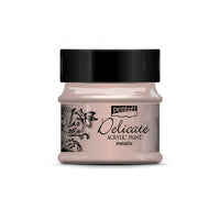 Akrilna barva Delicate metalik 50ml – rose gold