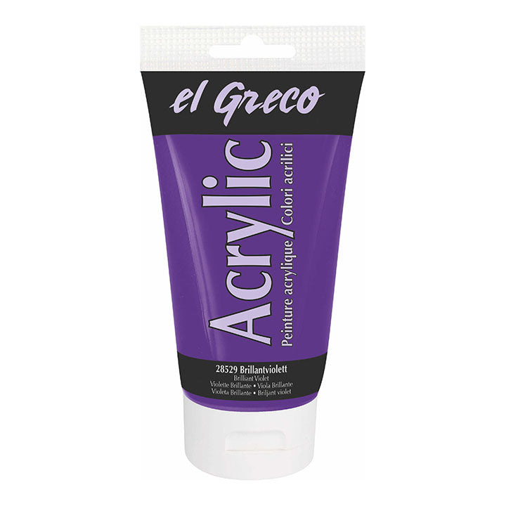 Akrilna barva El Greco 150 ml – Brilliant Violet