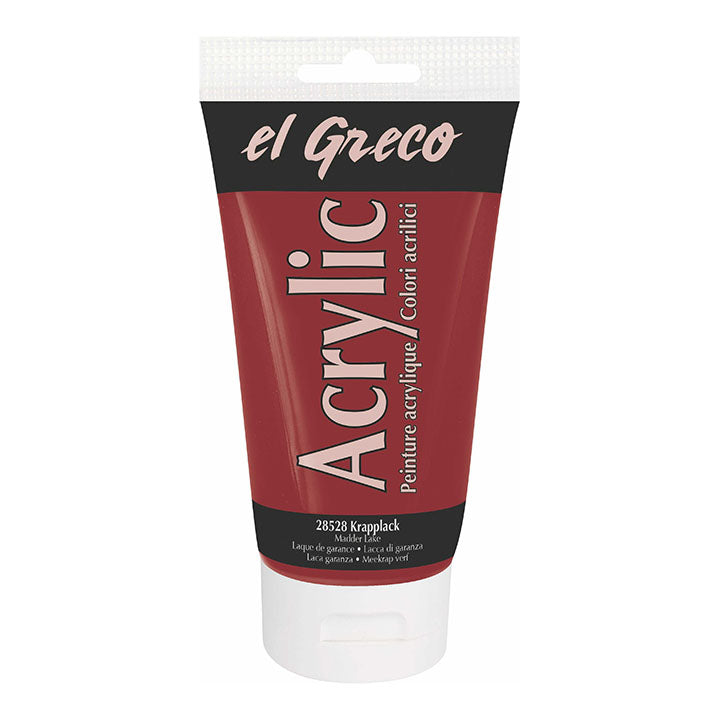 Akrilna barva El Greco 150 ml – Madder Lake
