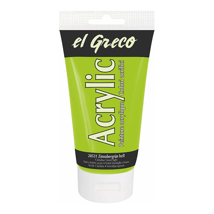 Akrilna barva El Greco 150 ml – Light Vermilion Green