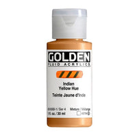 GOLDEN Tekoča akrilna barva 118 ml – 2436 indijski rumeni odtenek