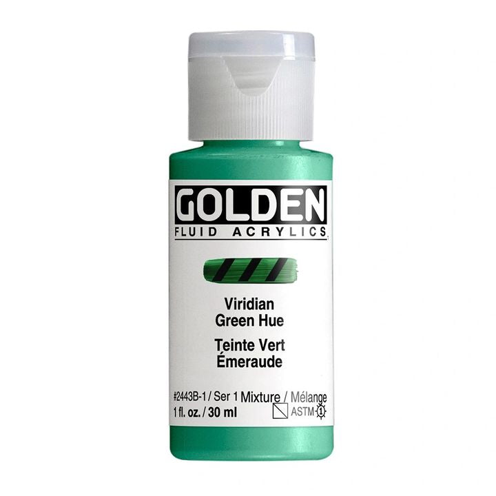 GOLDEN Tekoča akrilna barva 118 ml – 2443 viridijansko zeleni odtenek
