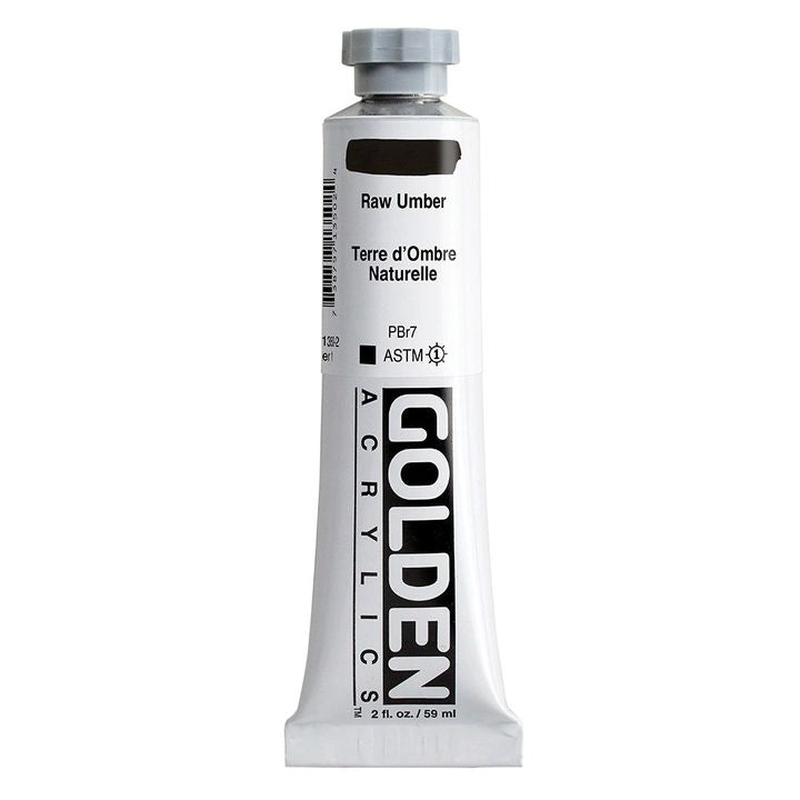 GOLDEN Težka akrilna barva 148 ml – 1350 umber raw