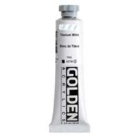 GOLDEN Težka akrilna barva 148 ml – 1380 titanovo bela