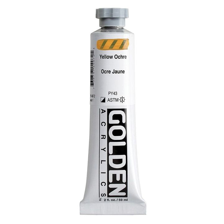 GOLDEN Težka akrilna barva 148 ml – 1407 oker rumena