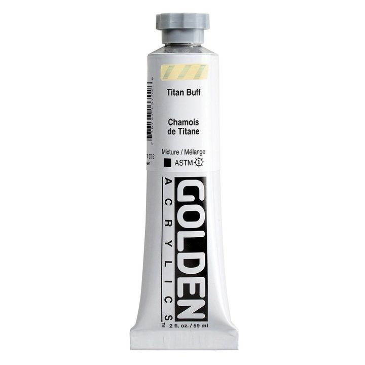 GOLDEN Heavy Body akrilna barva 59 ml – 1370 titanium buff