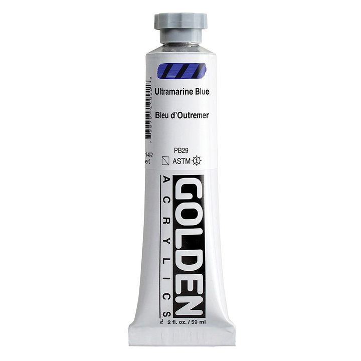 GOLDEN Heavy Body akrilna barva 59 ml – 1400 ultramarinsko modra