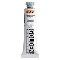 GOLDEN Heavy Body Iridescent Acrylic Paint – 4012 zlata svetloba